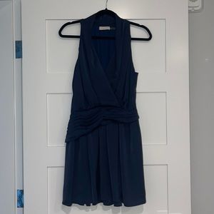 Ramy Brook navy silk dress